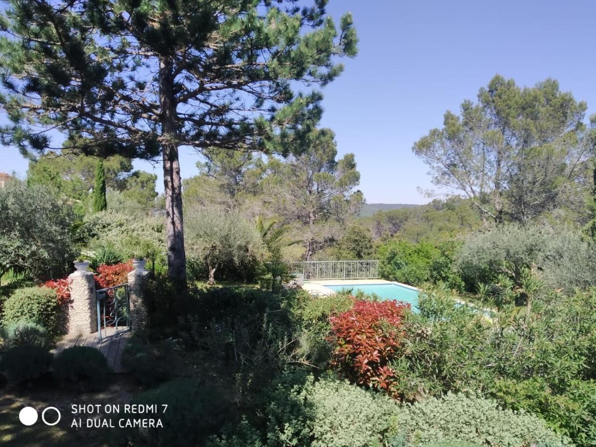 Proche Uzes Petit Gite Avec Grande Cuisine D'Ete Et Piscine Saint-Siffret Buitenkant foto
